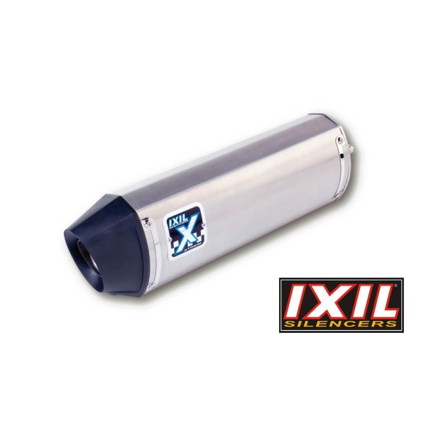 IXIL HEXOVAL XTREM Evolution rear muffler Honda CBR 1100 XX /CB 1100 SF, stainless steel silver, pair