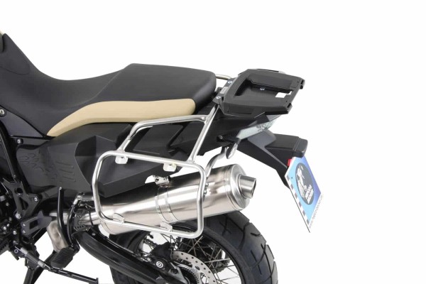 Alurack top case carrier black for BMW F 800 GS Adventure Hepco & Becker