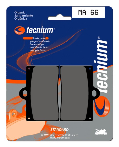Tecnium Street Organic Brake Pads - MA66