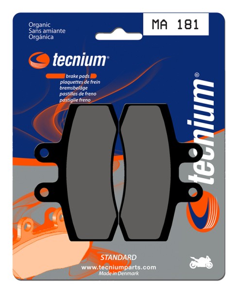 Tecnium Street Organic Brake Pads - MA181