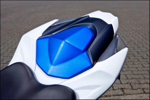 Pillion cover, blue for Suzuki GSX-R1000 BJ. 2012-2016