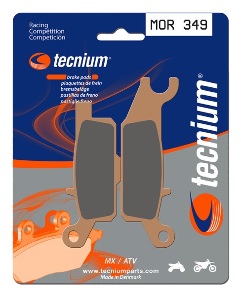 Tecnium Racing MX/ATV sintered metal brake pads - MOR349