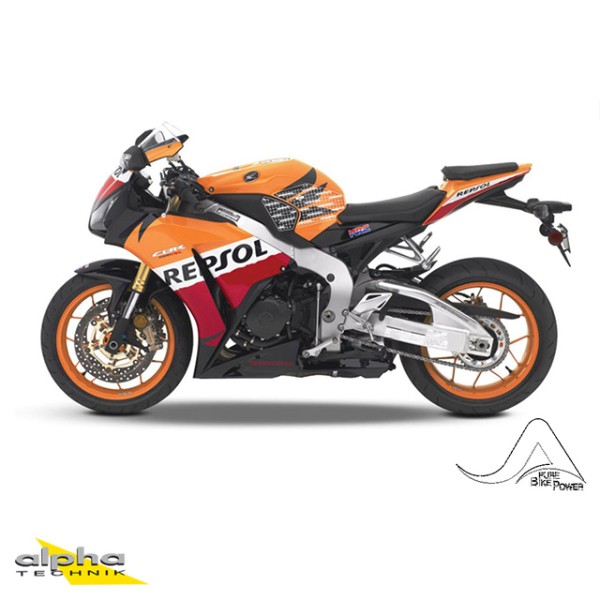 Stompgrip schwarz, Volcano, für Honda CBR1000RR, 2012-2016