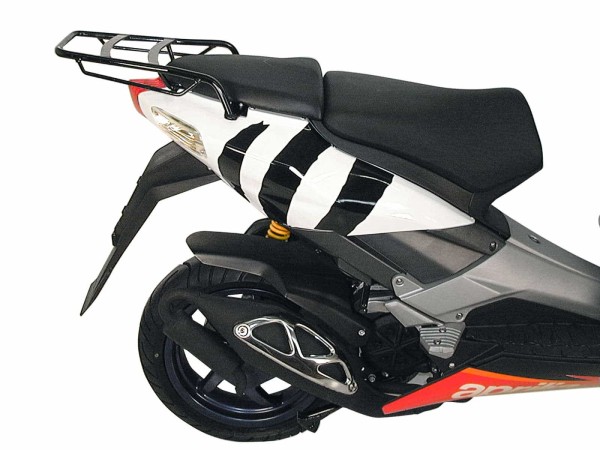 Tubular luggage rack black for Aprilia SR 50 R/Factory (05-21) Hepco & Becker