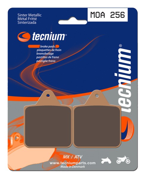 Tecnium MX/ATV sintered metal brake pads - MOA256