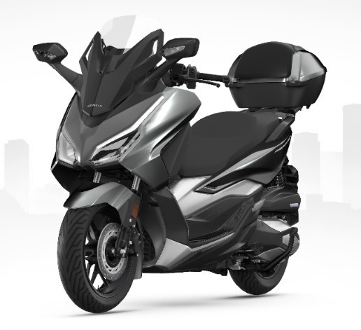 Top Case 35L incl. luggage rack Forza 350 (2021-) NHC74M MAT ROBUST GREY METALLIC original Honda