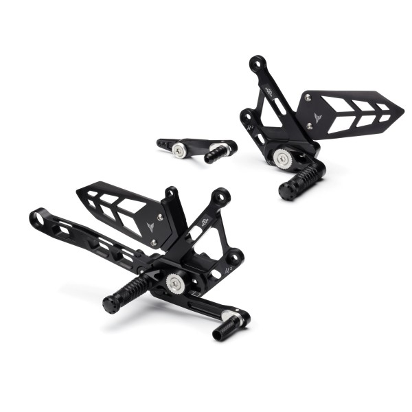 Adjustable billet footrest system for MT10 /SP (Bj.16-19) Original Yamaha