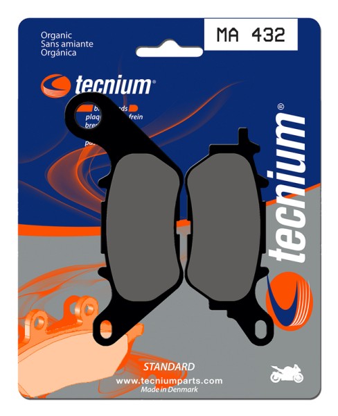 Tecnium Street Organic Brake Pads - MA432