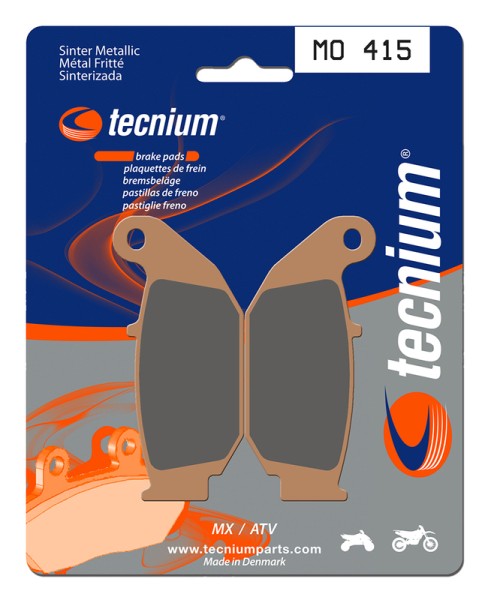 Tecnium MX/ATV sintered metal brake pads - MO415