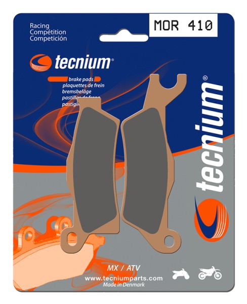 Tecnium Racing MX/ATV sintered metal brake pads - MOR410