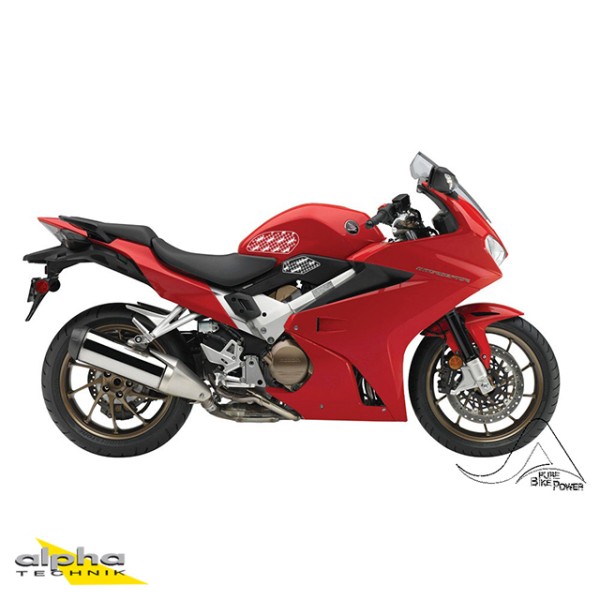 Stompgrip black Volcano for Honda VFR800F (14-15)