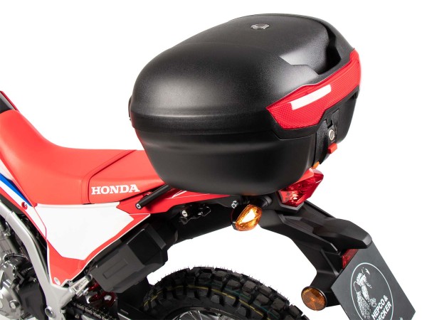 Topcase carrier black incl. Journey Topcases 40 black/silver for Honda CRF 300 Rally (21-)