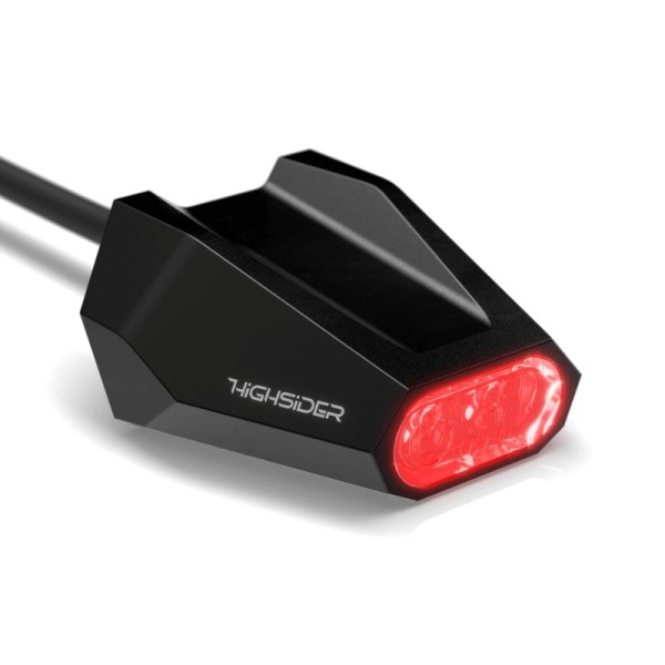 HIGHSIDER pro Split-V LED rear light black/transparent E-approved (1pc)