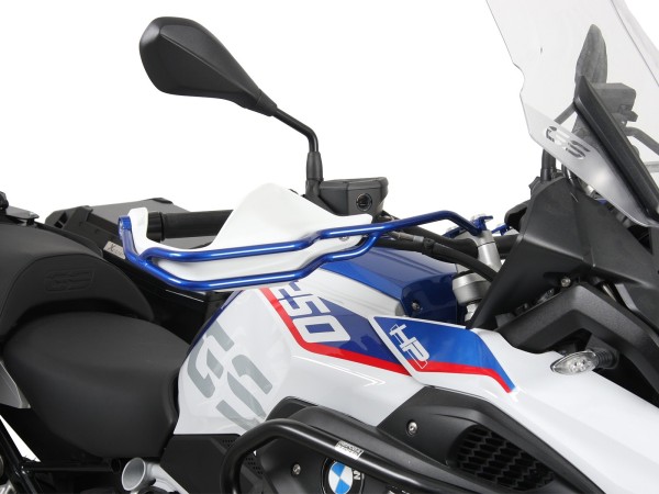 Grip guard left and right metallic blue for BMW R 1250 GS HP-Style (19-23) Hepco & Becker
