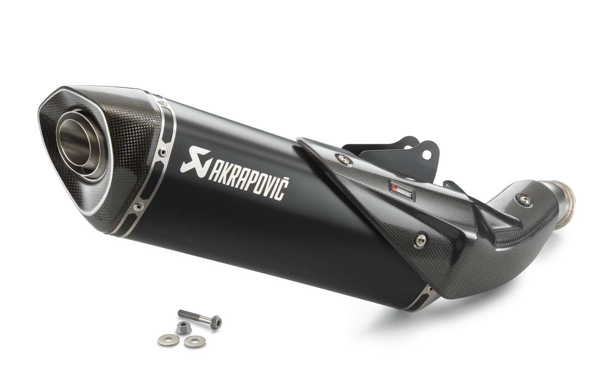 Akrapovic Slip-On LINE exhaust system black for KTM 890 Duke (Bj