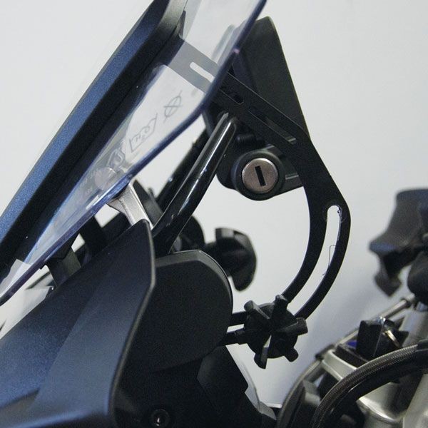 Windshield reinforcement bracket for BMW R 1200 GS LC /Adventure LC, R 1250 GS, black