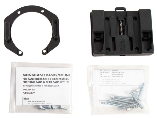 Basic tank ring incl. tank bag closure unit for BMW R 850 R (94-02)/R 1100 R (94-99)