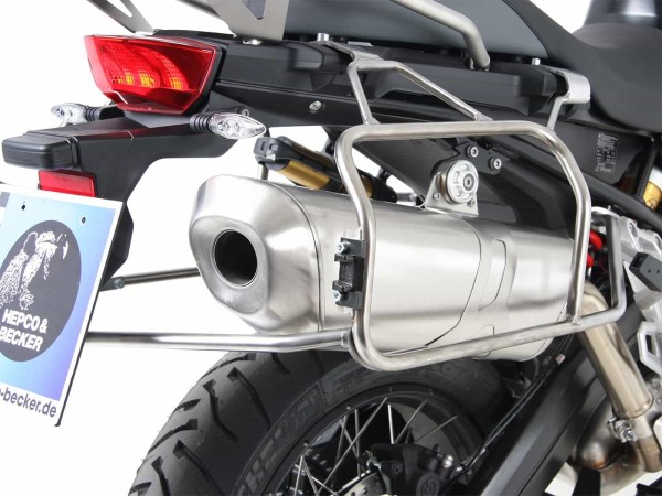 Side case carrier cutout stainless steel for Xplorer cutout case 40/37 for BMW F 850 GS