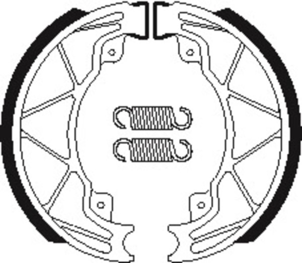 Tecnium Scooter Organic brake shoes - BA205