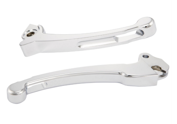 Sport lever set clutch/brake for Vespa PX 125 -150ccm, HBZ Hengtong, right/left, chrome