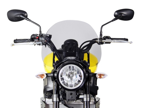Touring screen MRA "NT" black for YAMAHA XSR 700 all years of construction