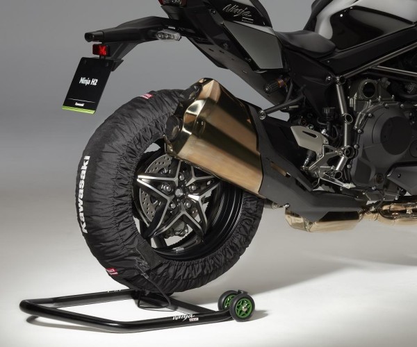 Tire warmer set "Advanced" Original Kawasaki