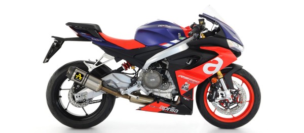 ARROW COMPETITION INDY-RACE Komplettanlage mit Titan-Hülle und Carbon-Endkappe für Aprilia RS660 202