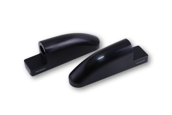 HIGHSIDER pro FB-1 mirror adapter CNC, for fairing mirrors, long, set