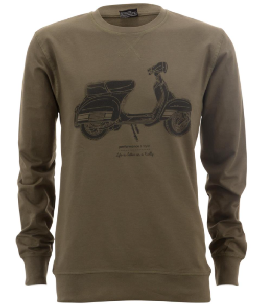 Sweatshirt "Life is better on a Rally", men olive green