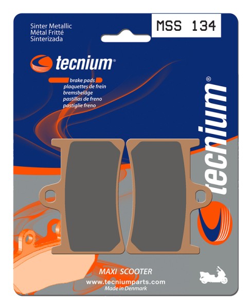 Tecnium Maxi Scooter sintered metal brake pads - MSS134