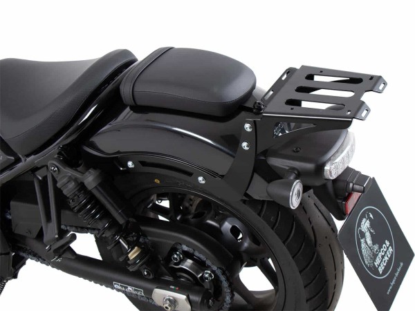Minirack soft luggage rear carrier black for Honda CMX 1100 Rebel /DCT (21-24) Hepco & Becker