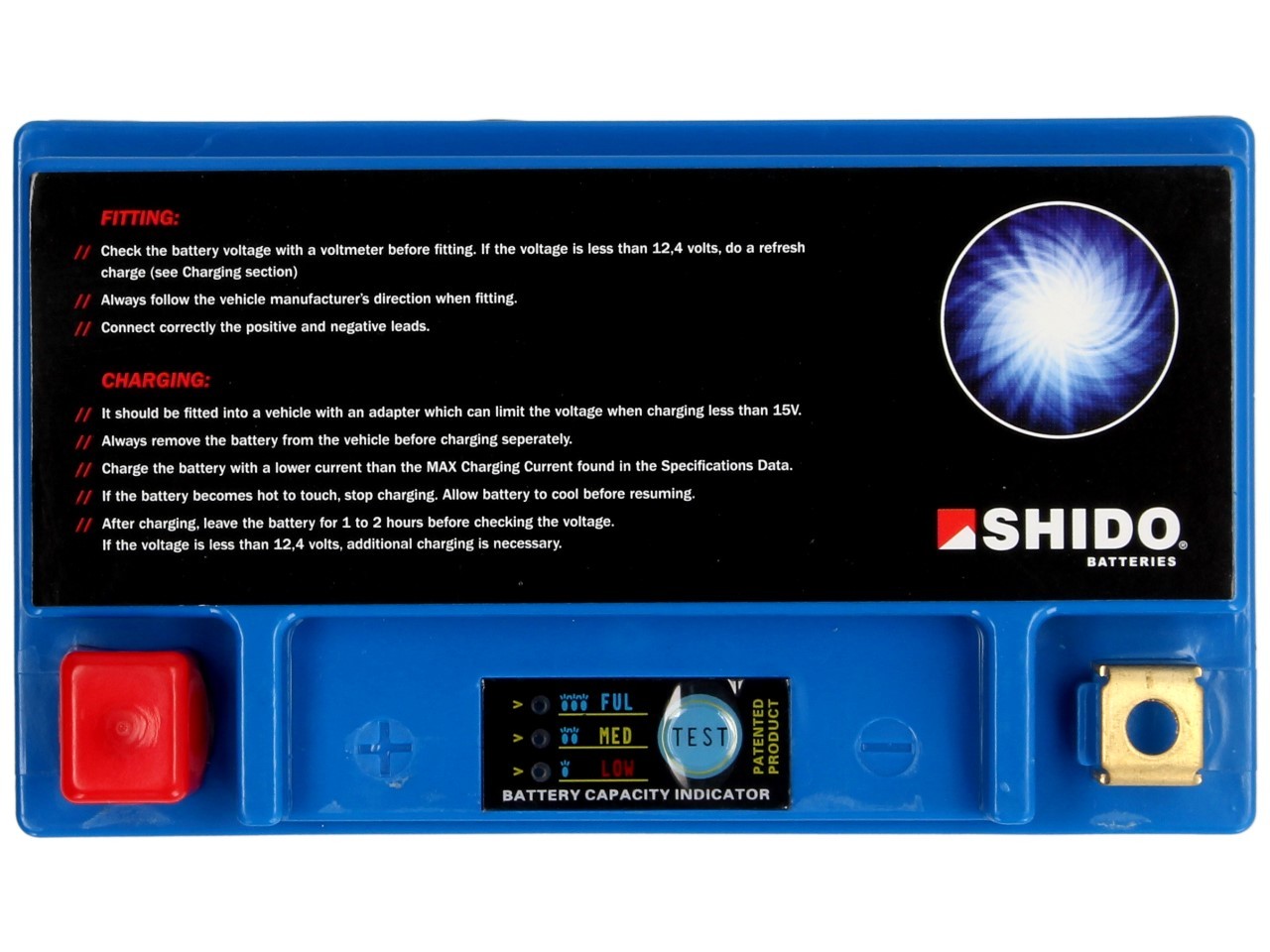 Batterie lithium-ion Shido LTZ12S HP High-Power