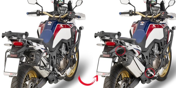 Side case carrier for Honda CRF1000L Africa Twin (Bj.16-17) Givi