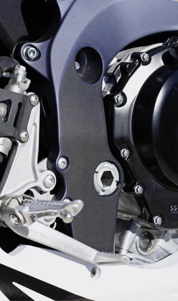 Frame protection film, black for Suzuki GSX-R750 BJ. 2011-2017/ GSX-R600 BJ. 2011-2017