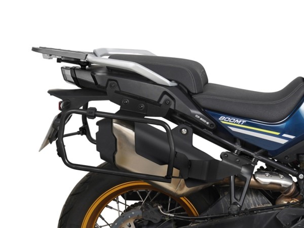 Shad Side Case Mount 4P System C0MT814P, black painted for CF Moto 800 MT