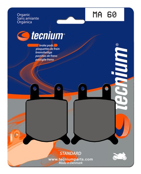 Tecnium Street Organic Brake Pads - MA60