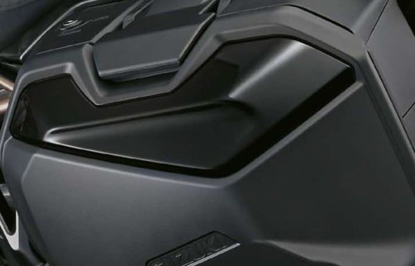 Side case lid cover set black for Suzuki GSX-S 1000 GT (21-) Original