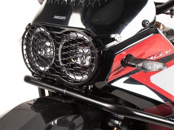 Lamp guard black for Ducati Desert X Rally (24-) Hepco & Becker