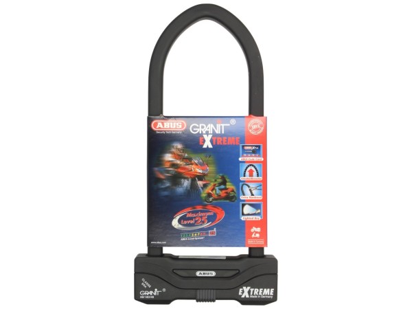 ABUS U-lock 310x111 Granit Extreme Plus 59 for Motorcycle, Scooter & Vespa