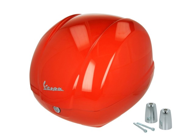 Genuine 36L Glossy Orange Top Case A11 for Vespa GTS 125/310 and GTV 310