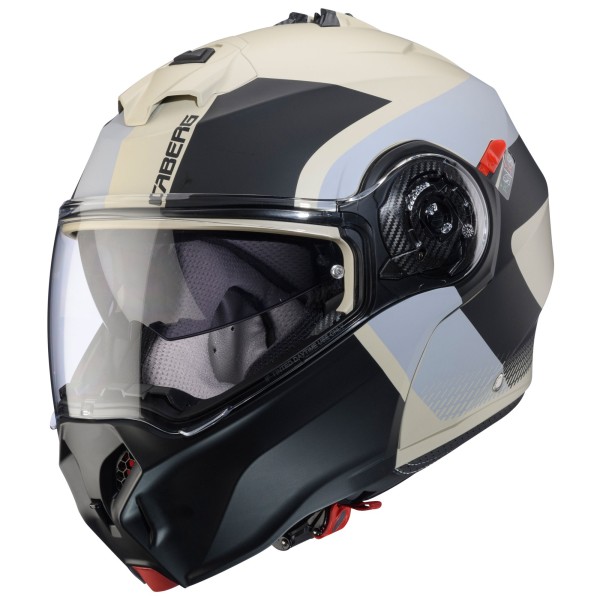 Caberg flip-up helmet Duke Evo Indy matt-sand/black-grey