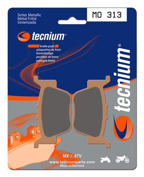 Tecnium MX/ATV sintered metal brake pads - MO313