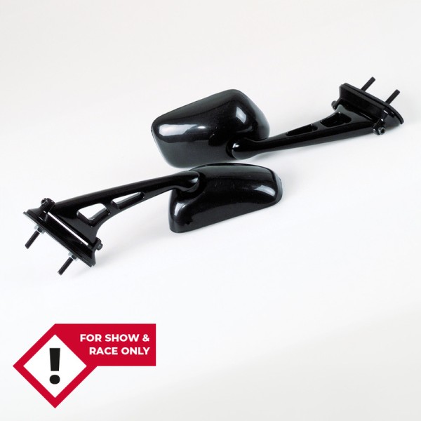 HIGHSIDER smart fairing mirror Race Black (pair)