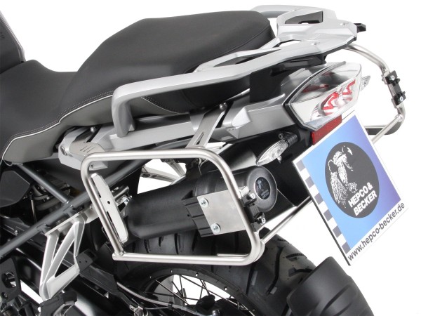 Tool box black for side case carrier cutout for BMW R 1250 GS (19-23) Hepco & Becker