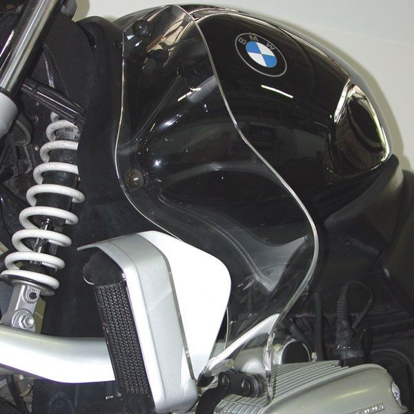 Leg protectors for BMW R 850 R /R 1100 R (94-02), pair, light smoke
