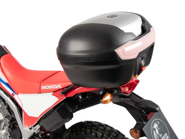 Topcase carrier black incl. Journey Topcases 40 black/silver for Honda CRF 300 Rally (21-)