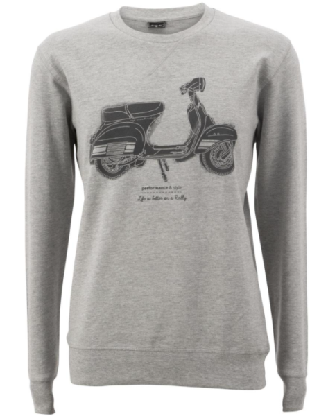 Sweatshirt "Life is better on a Rally", men gray