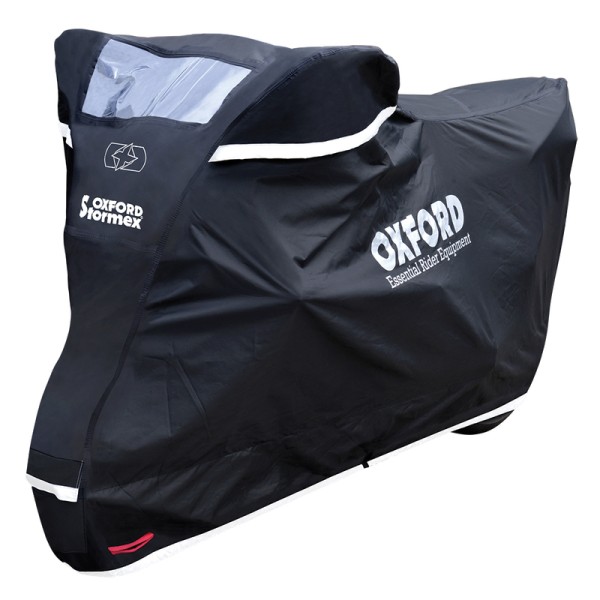 Oxford Outdoor Cover Stormex Black - Motorcycle / Scooter - S
