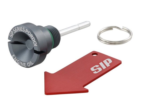 Oil filler plug engine oil for Vespa, gray matte