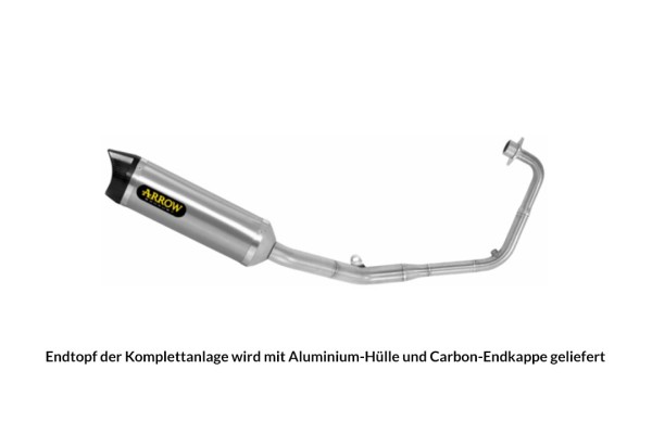 ARROW THUNDER Aluminium Auspuffanlage für Honda CB125R ab Modelljahr 2021-